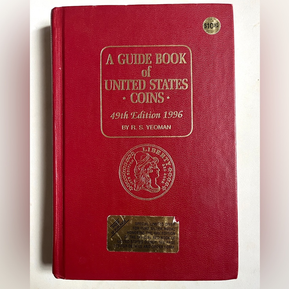 United States Coin Book 45th edition 1996 Hardcover NEW 312 pages